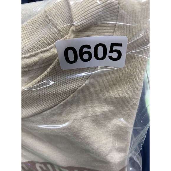 AAA  100% Cotton Men's Graphic T-Shirt RIGHT WING CHRISTIAN Med Beige Crew Neck - Picture 12 of 12